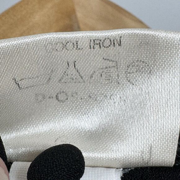 Vintage Jaeger Blouse Women Small Black Polka Dot Keyhole Back Great Britain 90s - Picture 11 of 12